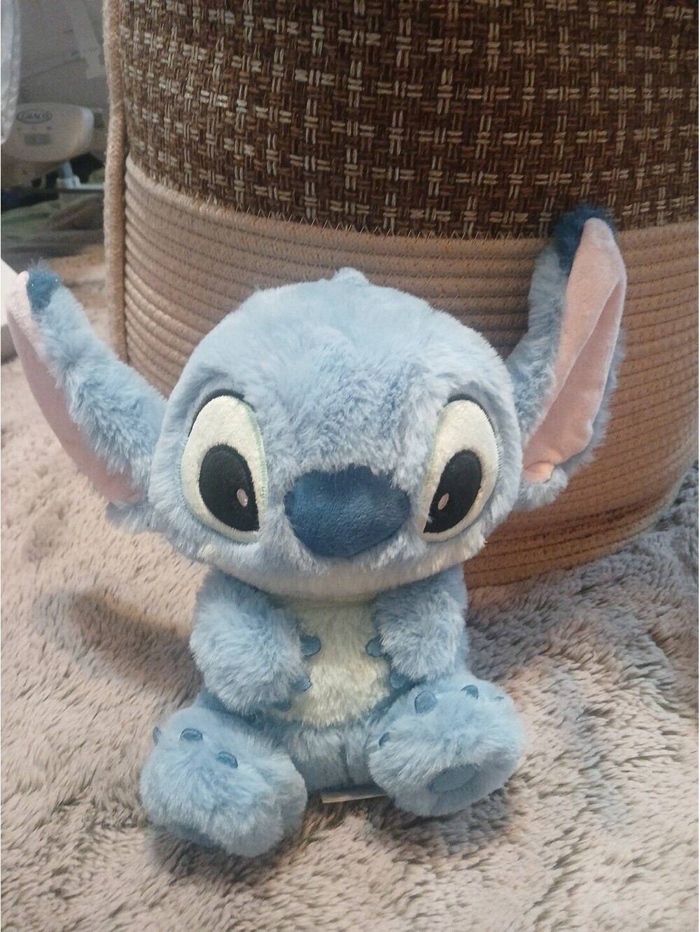 Disney Lilo Stitch Angel Soft Plush Stuffed Figure Sitting Toys Dolls Gift Kids